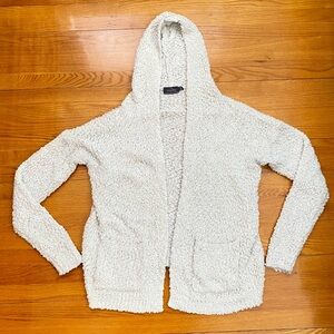 Women’s Guilty Knit Coffee Shop Cozy Soft Cardigan Hoodie Sweater Pockets Size M